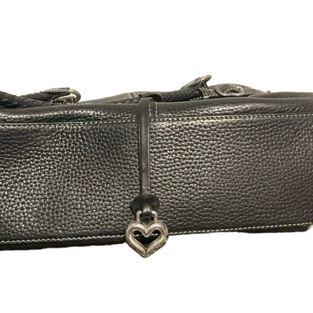 Brighton Heart Pendant Authentic Black Leather Purse Model #C931861